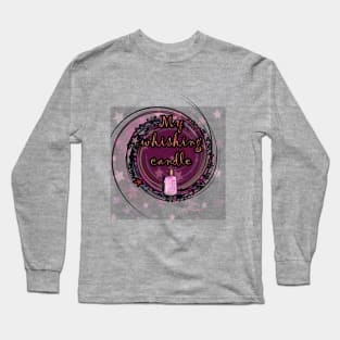 MY WHISHING CANDLE PINK/W Long Sleeve T-Shirt